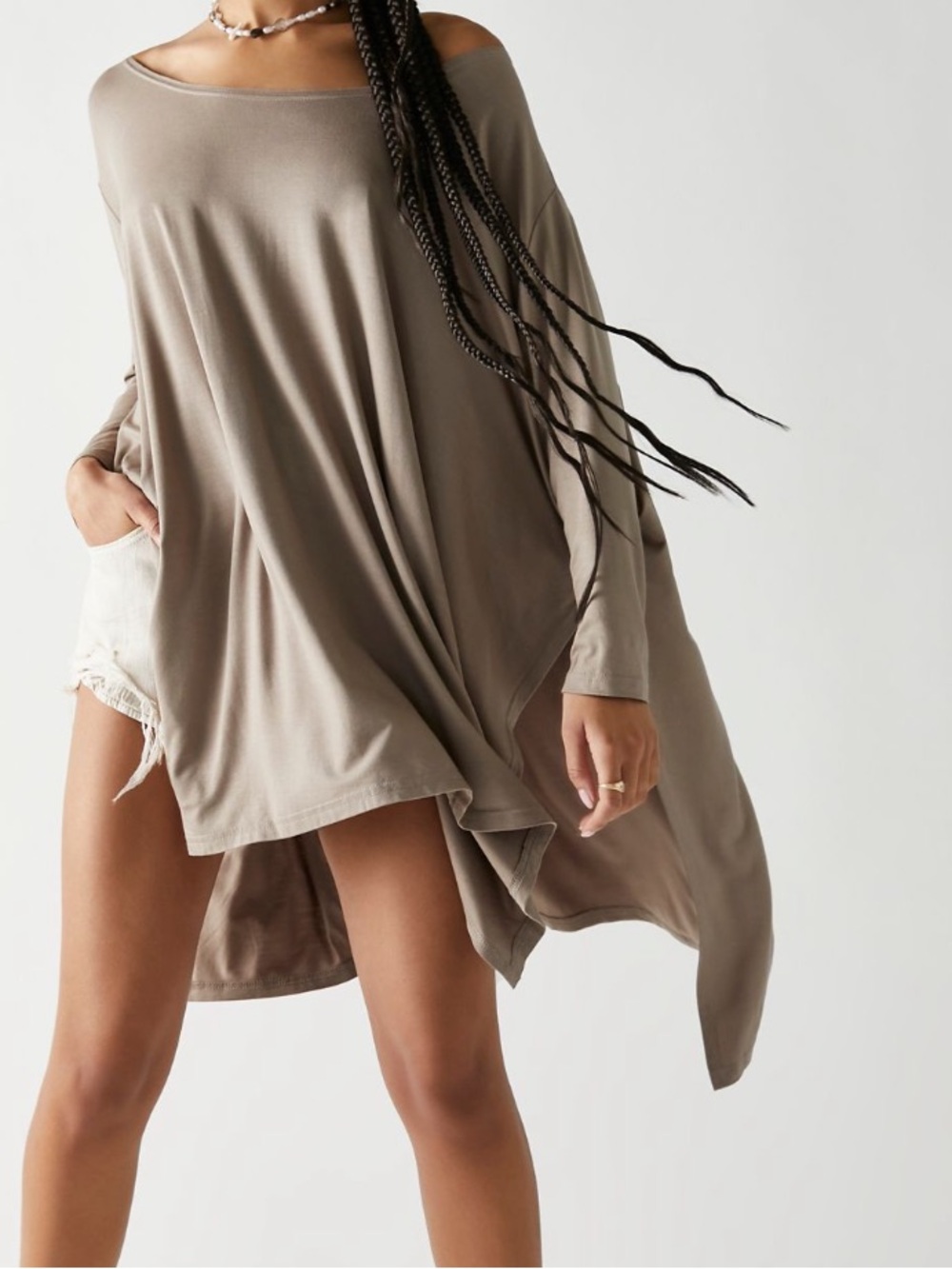 Free people Big Dipper Oversized Tee